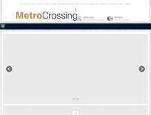 Tablet Screenshot of metrocrossingapartments.com